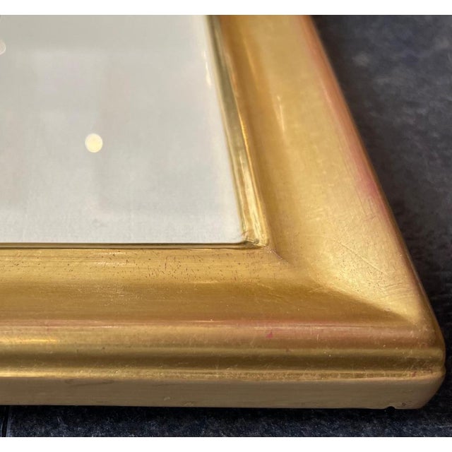 Gold Benjamin II Vautier, Lady in Tunic, Graphite on Paper For Sale - Image 8 of 12