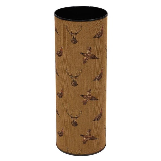 A lovely addition to any home, this stylish and durable tapestry umbrella stand is constructed from metal and covered in...