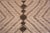 Moroccan Modern Earthy Brown Chevron Moroccan Berber Beni Ourain Design Rug For Sale - Image 3 of 5