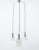 This ceiling lamp features a small frame with four cascading glass elements. fully functional. four e27 sockets. Works...