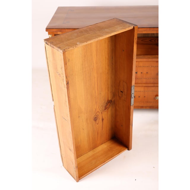 Early Biedermeier Inlaid Cherrywood Chest of Drawers, 1815 For Sale - Image 6 of 18