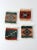 Vintage Southwestern Textile Coasters Set 4 For Sale - Image 11 of 11