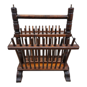 1930s Arts and Crafts Wooden Magazine Rack