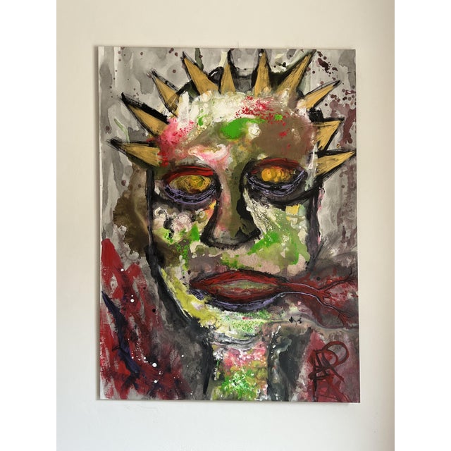 ArpVerdeacqua, Unconsciousness, 2022, Acrylic on Canvas For Sale - Image 10 of 10