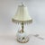 Mackenzie Childs Late 20th Century MacKenzie-Childs Porcelain Bunny Rabbit Table Lamp With Beaded Fringe Shade For Sale - Image 4 of 7