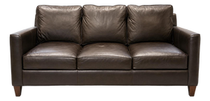 Bradington Young Brown Leather Sofa