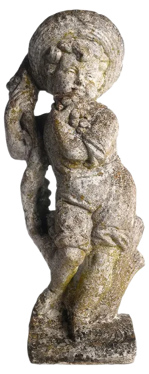 Vintage Cement Statue of a Child