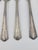 Art Deco Early 20th Century International Silver Co "Lady Betty" Silverplate Forks - Set of 5 For Sale - Image 3 of 9