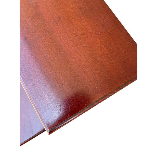 1990s Thomasville Collectors Cherry Chippendale Bed Steps Bedroom Dresser Chest For Sale In Philadelphia - Image 6 of 12
