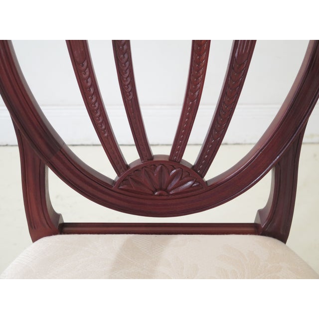 1990s Vintage Baker Shield Back Dining Room Chairs Set of 6 Chairish