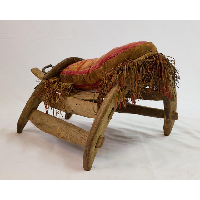 Antique Camel Saddle For Sale - Image 9 of 12