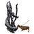 Bronzed Metal Swimming Otters in Kelp Garden Fountain Sculpture For Sale - Image 9 of 16