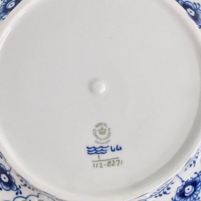 Royal Blue Royal Copenhagen Tray Porcelain For Sale - Image 8 of 9