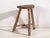 Antique Primitive Stool in Elm, 1900s For Sale - Image 5 of 6