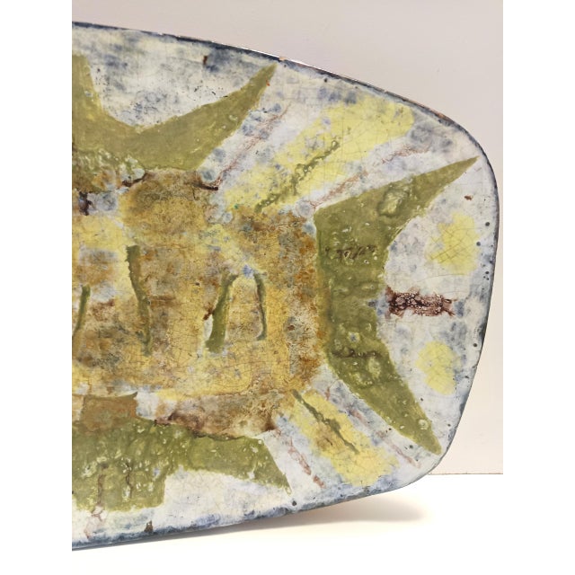 Large Earthenware Artistic Wall Panel, 1959 For Sale - Image 14 of 15