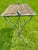 Verdigris Twig Accent Table, With Twig Woven Mat, Branch-Like Metalwork, Garden Table Adorned With Metal Birds and Leaves, 1970’s For Sale - Image 8 of 12