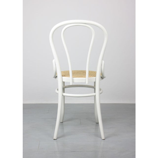 No. 18 White Chairs attributed to Michael Thonet, Set of 4 For Sale - Image 13 of 18
