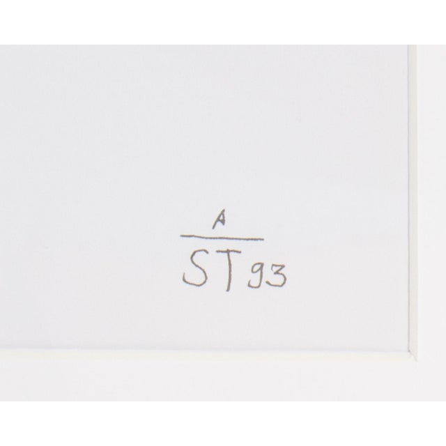 Contemporary 1995 “Konstruktion and Intuition” Serigraph Print by Anton Stankowski For Sale - Image 3 of 8