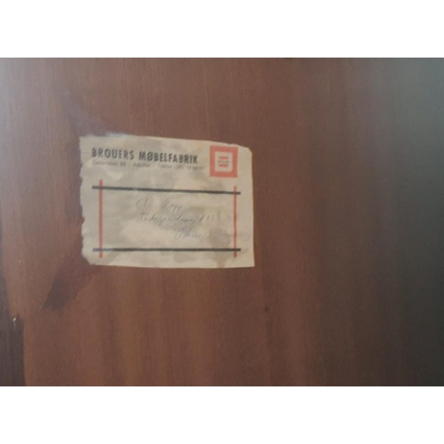 Wood Large Danish Tall Bookcase in Rosewood by Erik Brouer for Brouers Mobelfabrik, 1960s For Sale - Image 7 of 13