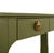 Matthew Izzo Home Theo Three Drawer Olive Green Lacquer Desk With Brass Beetle Knobs For Sale In New York - Image 6 of 11