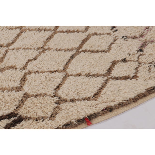 1950s Vintage Moroccan Runner With Tribal Pictorials in Multicolour - Rug & Kilim For Sale - Image 5 of 10