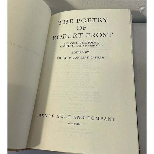 1970s 1979 “The Poetry of Robert Frost” Book For Sale - Image 5 of 7
