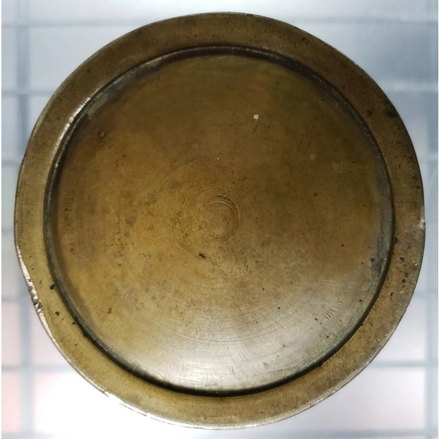 Bronze Late 19th Century Chinese Archaistic Bronze Turtle/Floral Motif Phoenix Head Handles Gu-Form Vase For Sale - Image 8 of 9