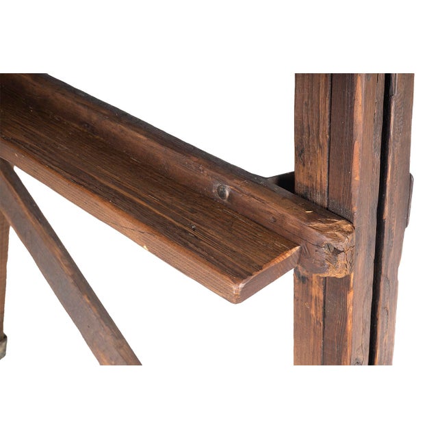 Wood Mid 20th Century Artist's Oak Easel For Sale - Image 7 of 10