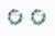 Green 13.04 Carats Natural Zambian Emerald and 2.25 Carats Diamond Earring in 14k Gold For Sale - Image 8 of 8