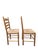Beige Vintage French Country Rush Seat Ladder Back Dining Chairs – Set of 4 For Sale - Image 8 of 11