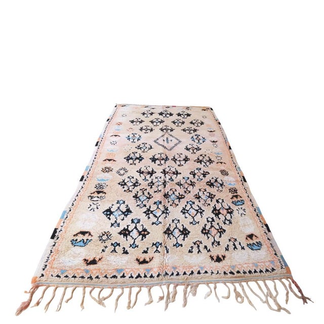 1980’s Moroccan Handknotted Area Rug - 11.8 X 6.7 Ft For Sale - Image 4 of 8