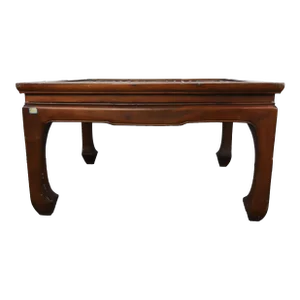 Chinese Style Fret Work Top Coffee Table, Ming Legs