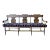 Mid-19th Century American Folk Art Hand Painted Bench, Poplar & Pine For Sale
