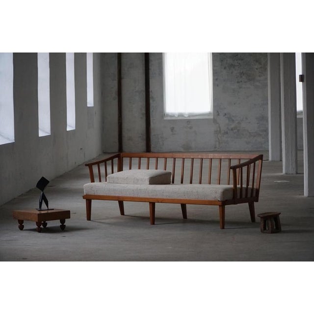 This stunning three-seater sofa is designed by Carl Malmsten and produced by O.H. Sjögren, dating from the 1960s. The...