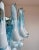 2020s Italian Murano Style Chandelier, 52 Blue Glass Petals in 5 Levels For Sale - Image 5 of 12