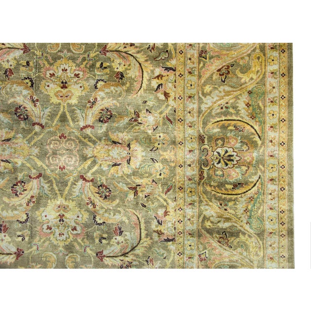 Late 20th Century Indian Oushak Rug For Sale - Image 10 of 15