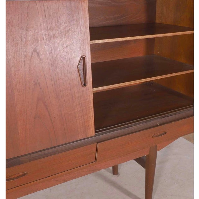 Mid-Century Modern Vintage Danish Teak Sideboard, 1960s For Sale - Image 3 of 8