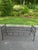 1990s Black Wrought Iron Bench For Sale - Image 5 of 18