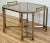 Vintage Smoked Glass and Brass Table For Sale In Kansas City - Image 6 of 12