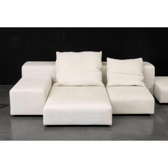 Textile Lissoni for Living Divani Extra Wall Modular Sofa For Sale - Image 7 of 12