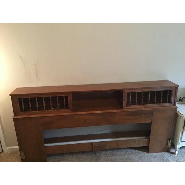 Ethan Allen King Size Bookcase Headboard Chairish