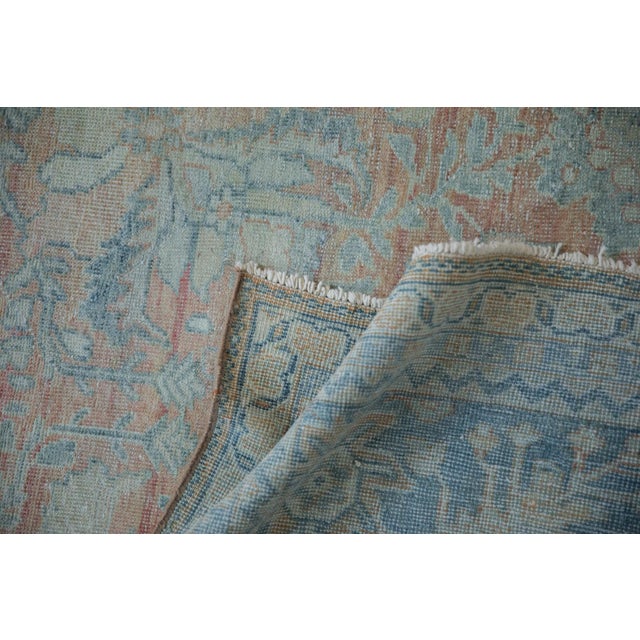 Vintage Distressed Mahal Carpet - 10'5" x 13'9" For Sale - Image 13 of 13