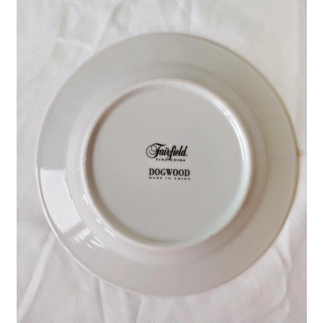 Fairfield Fine China Dogwood Pattern Dinnerware Plates, Set Of24 Chairish