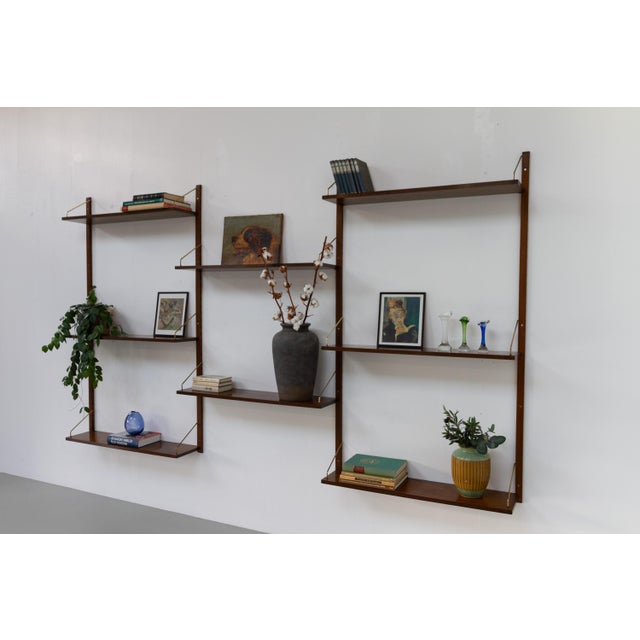 Danish Walnut Shelving System Royal by Poul Cadovius for Cado, 1950s For Sale - Image 10 of 18