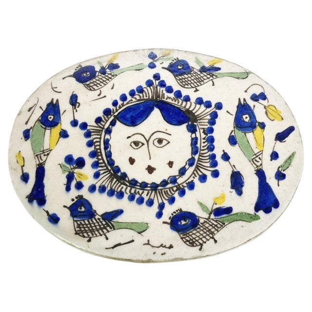 Enamelled Ceramic Centerpiece, France, 1930s For Sale - Image 11 of 11