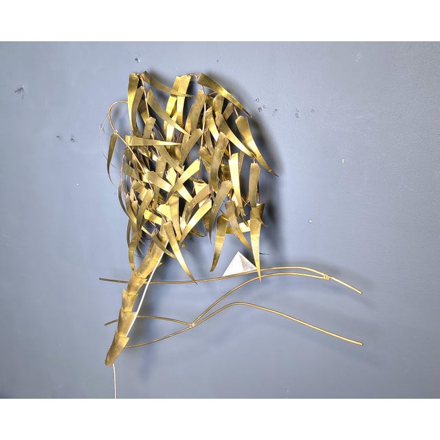 1970s Palm Tree Wall Light from Daniel Dhaeseleer, 1970s For Sale - Image 5 of 10