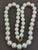 Graduating Cream Color South Sea Pearls Necklace 14 Karat Yellow Gold Clasp For Sale - Image 13 of 18