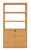 Wood 2 Pieces of Sergio Brioschi for Cecchini Italia Solid Zebrawood Architectural Bookcase or Display Cabinet – Made in Italy For Sale - Image 7 of 15