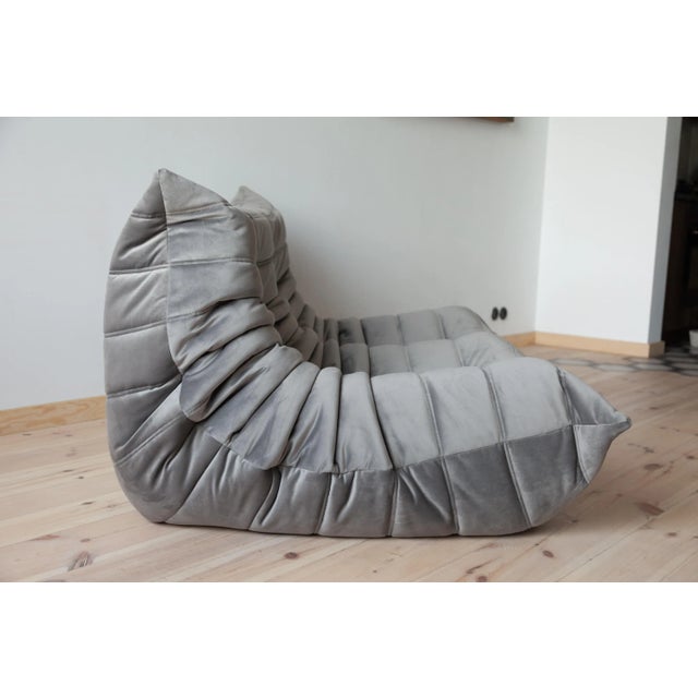 French Velvet Sofa by Michel Ducaroy for Ligne Roset, 1970s For Sale - Image 10 of 13