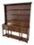 Welsh-Style Wood Hutch With Drawers, Two Piece For Sale